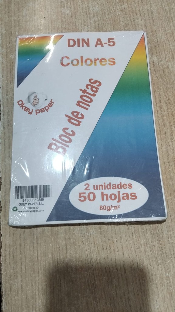 Bloc notas A5 blanco