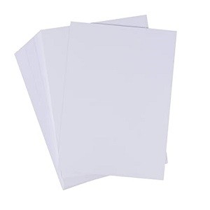 Cartulina A4 blancas (12 uds)